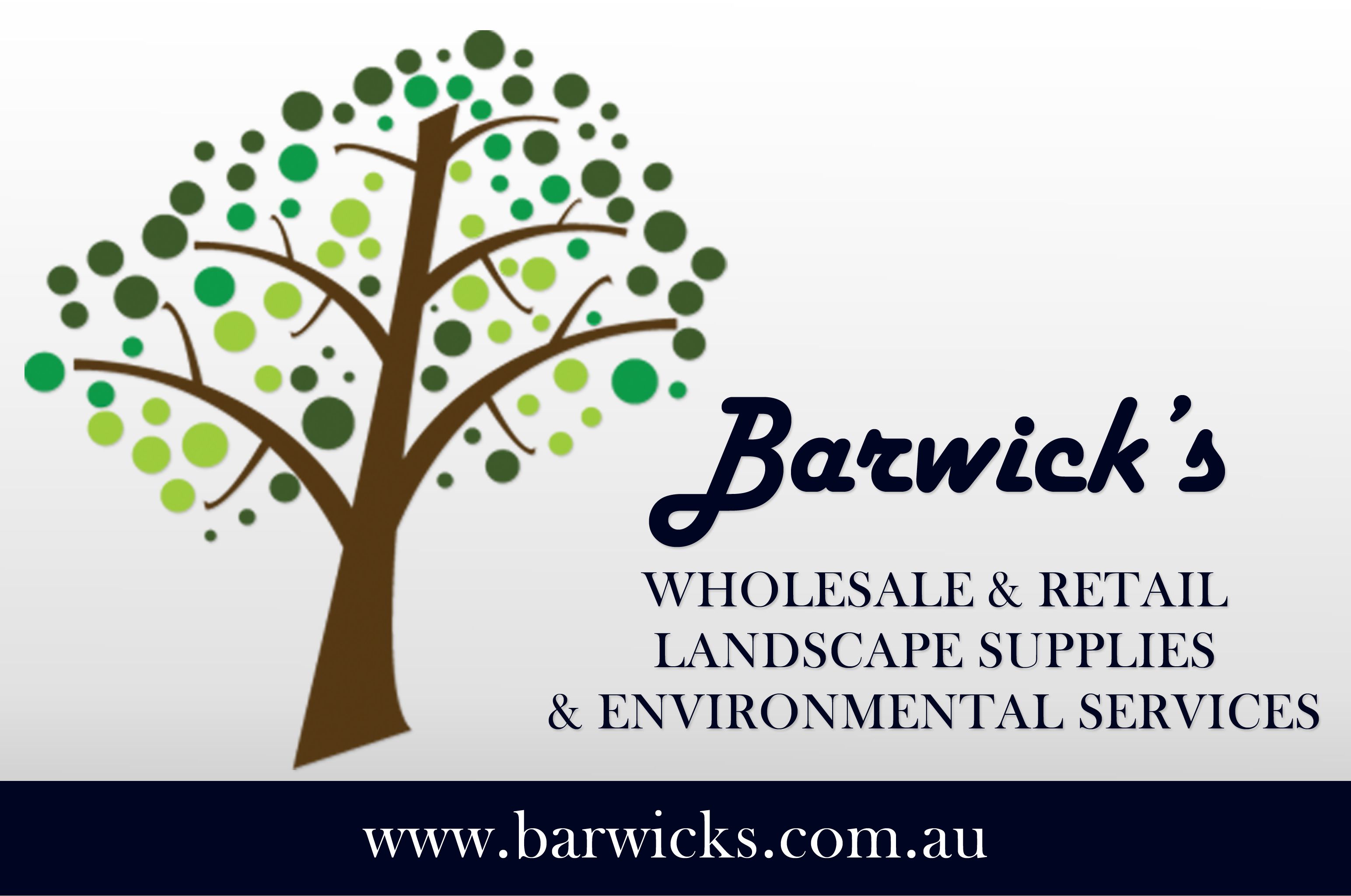 Barwicks landscape supplies banner